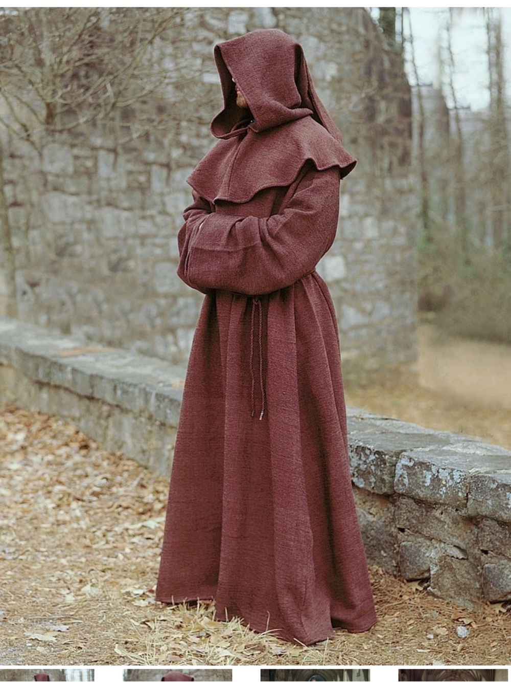 Windlass brown Monk robe 100% cotton
